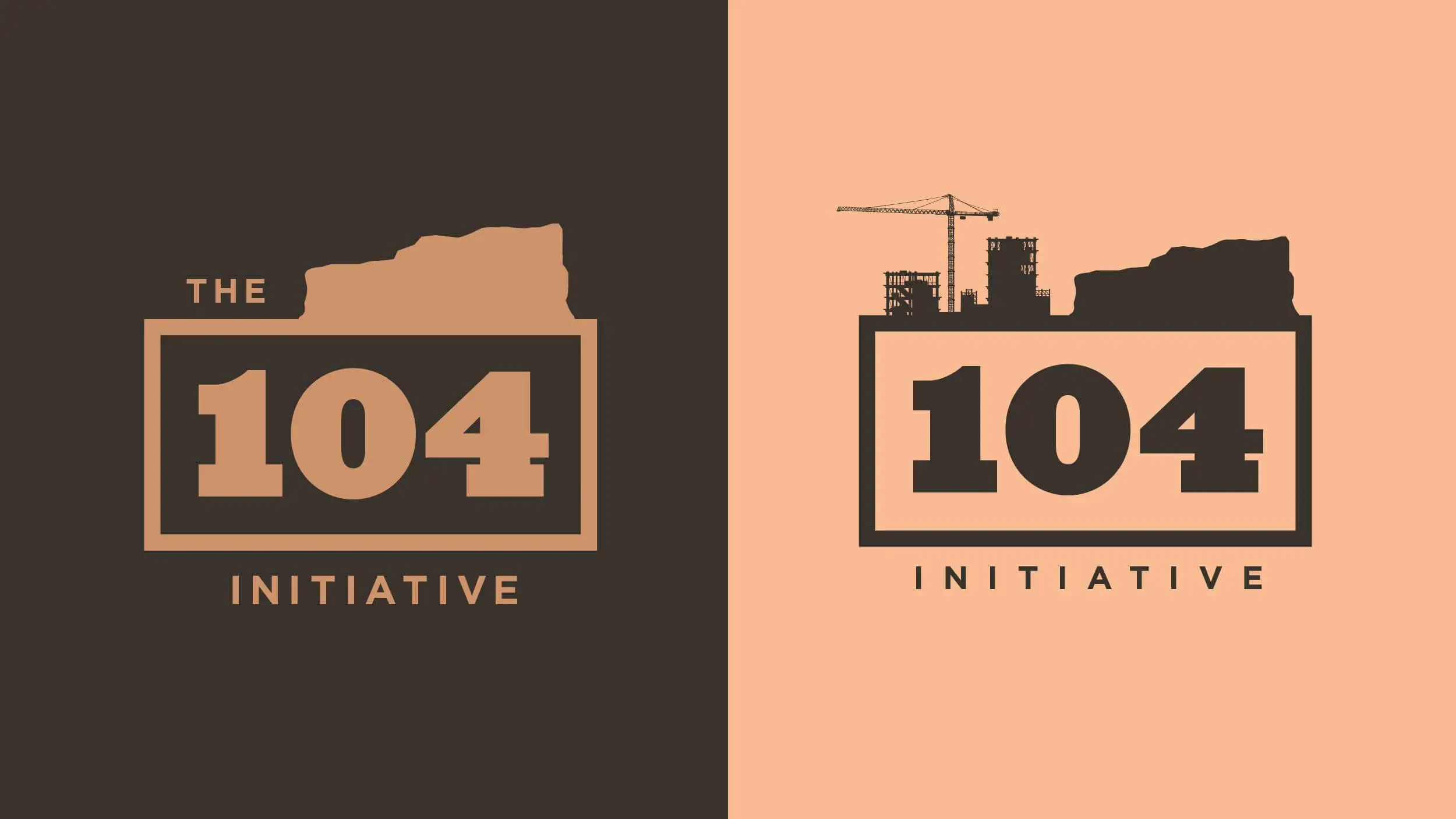 The 104 Initiative logo redesign