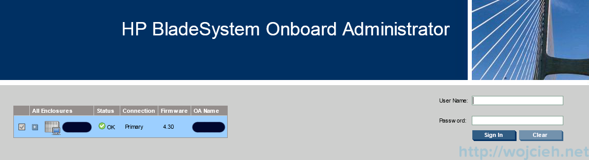 P c7000 Onboard Administrator firmware update 9