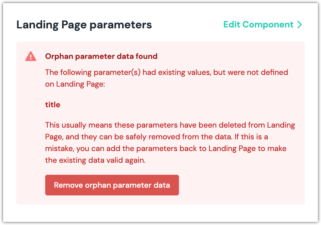 remove-orphan-parameter-data