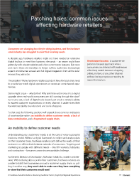 A Hardware Retailer’s Guide to Delivering Customer-Centric, Digitally-Integrated Experiences Right