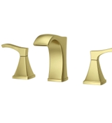image Pfister Venturi 8 in Widespread 2-Handle Bathroom Faucet in Brushed Gold