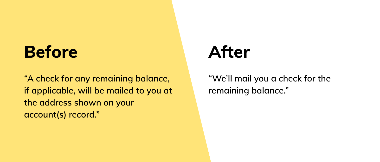 Before and after removing redundancy Sentence before and after removing redundancy