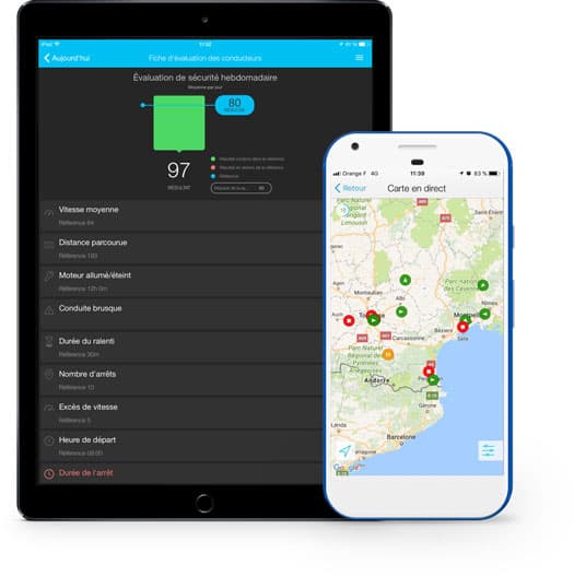 Devices fleet tracking app fr