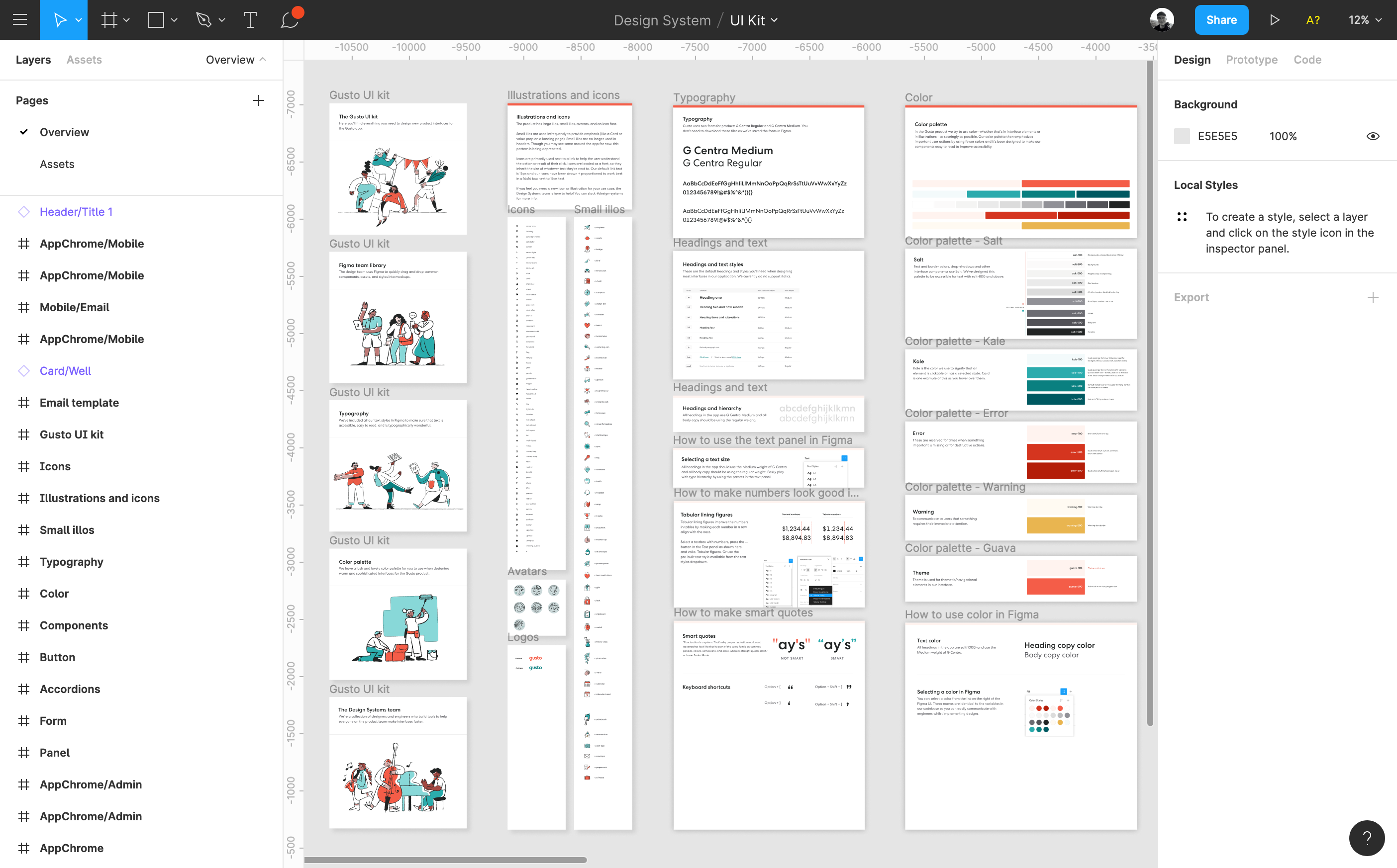 Our UI Kit built in the Figma design tool