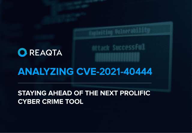 Remote code execution vulnerability CVE-2021-40444 could become the next prolific cyber crime tool. Here’s how to stay ahead of such exploits.