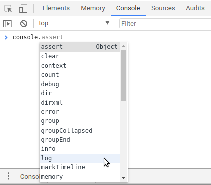 Fungsi-fungsi dalam console