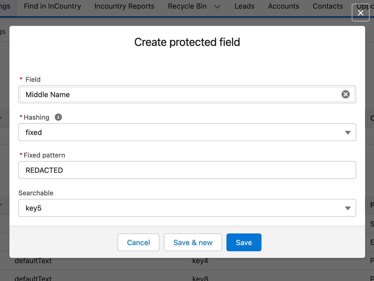 The fixed has function for protected field