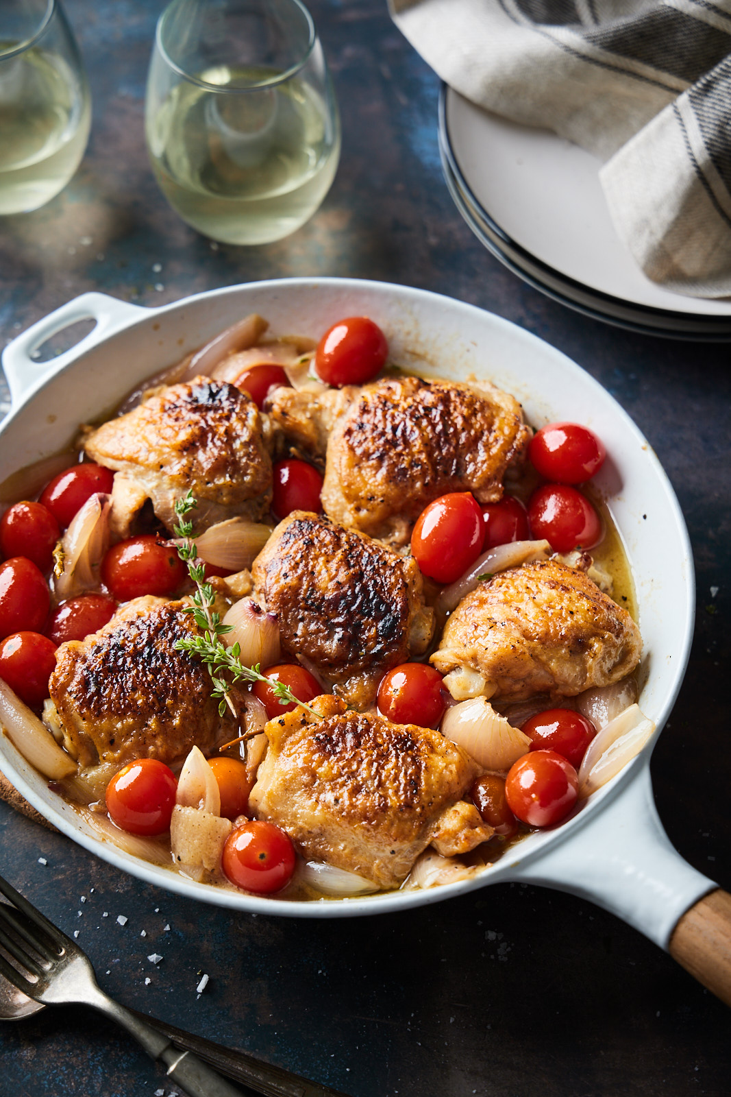 One Pan Chicken With Shallots