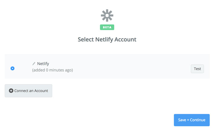 Connecting Netlify and Zapier