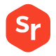 Skillroads logo - SR on red