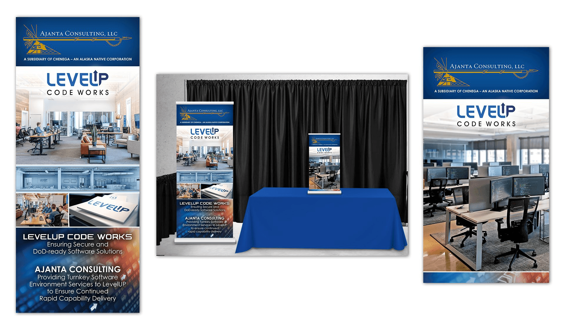 LevelUp Trade Show Graphics