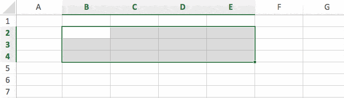 tips about writing the same thing in multiple cells in excel