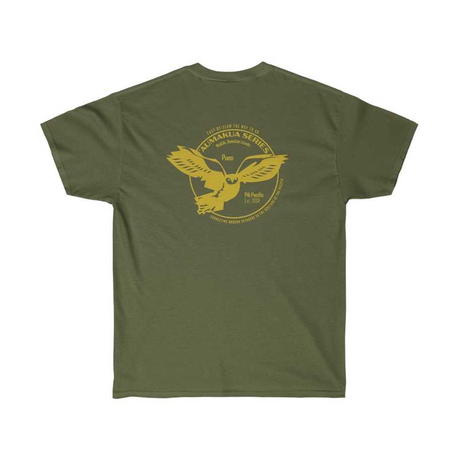 aumakua-pueo-t-shirt - Military Green / S / Triblend