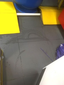 Clean Sanitized Floor After Clearance