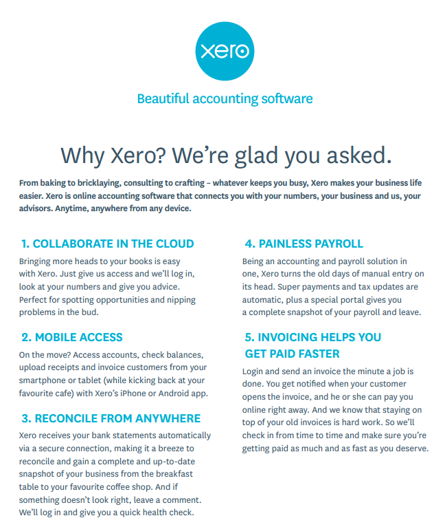 Xero Details